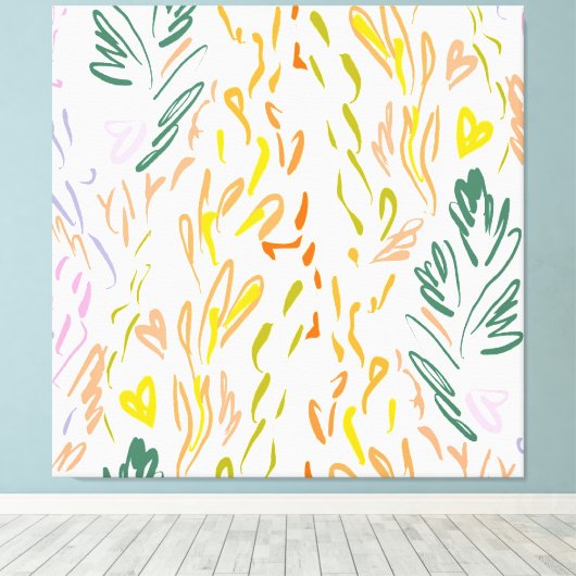 Toile Wallart Forêt (Insitu (Plancher de Bois))