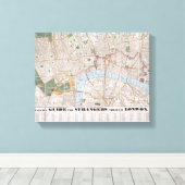 Toile Wallis's Guide for Strangers Through London, 1841 (Insitu (Plancher de Bois))