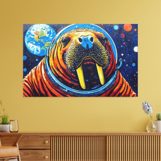 TOILE WALRUS IN SPACE-4 (Insitu(Salon))