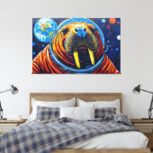 TOILE WALRUS IN SPACE-4 (Insitu(Chambre))