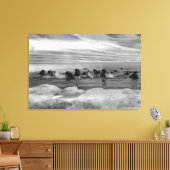 Toile Walrus parmi les floes de glace dans la mer de Bér (Insitu(Salon))