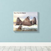 Toile Walrus - Quatre frères (Insitu (Plancher de Bois))