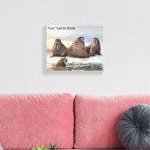 Toile Walrus - Quatre frères (Insitu(Salon))