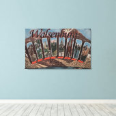 Toile Walsenburg, Colorado - Scènes de grandes lettres (Insitu (Plancher de Bois))