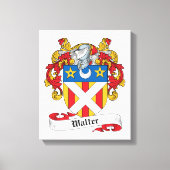 Toile Walter Family Crest (Recto)