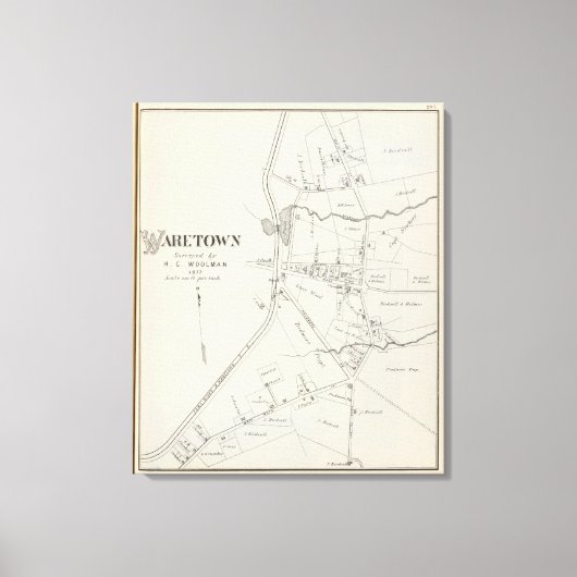 Toile Waretown, New Jersey (Recto)