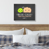 Toile Wasabi et Gingembre Ensemble Pour Toujours (Insitu(Chambre))