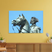 Toile Washington, DC, statue du général George (Insitu(Salon))