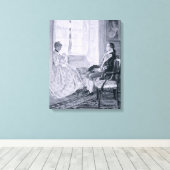 Toile Washington et Mary Philipse (Insitu (Plancher de Bois))