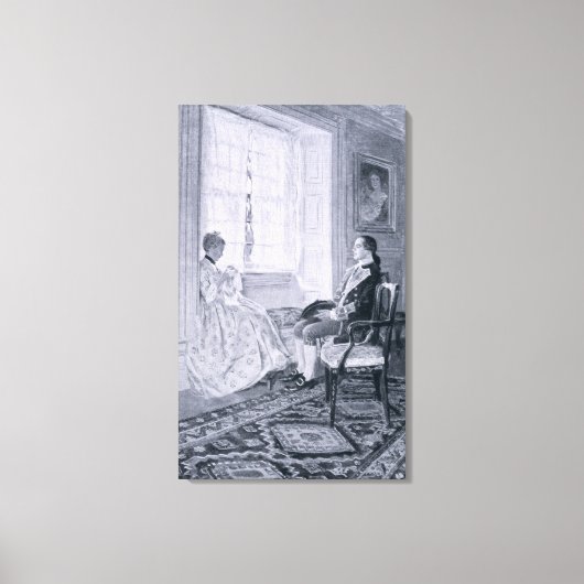 Toile Washington et Mary Philipse (Recto)