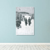 Toile Washington et Steuben à Valley Forge (Insitu (Plancher de Bois))