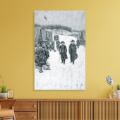 Toile Washington et Steuben à Valley Forge (Insitu(Salon))