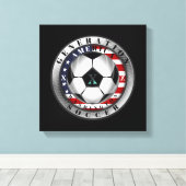 Toile Washington State Generation X American Soccer. (Insitu (Plancher de Bois))