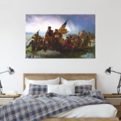 Toile Washington Traverser le Delaware par Emanuel Leutz (Insitu(Chambre))