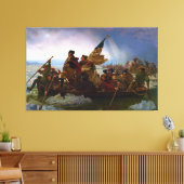 Toile Washington Traverser le Delaware par Emanuel Leutz (Insitu(Salon))