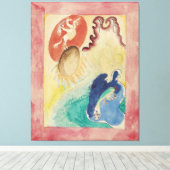 Toile Wassily Kandinsky - Conception pour la couverture  (Insitu (Plancher de Bois))