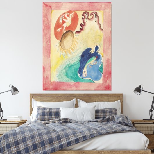 Toile Wassily Kandinsky - Conception pour la couverture  (Insitu(Chambre))