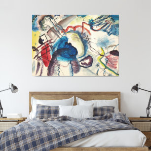 Toile Wassily Kandinsky - Ébauche pour 'Tableau avec Bla