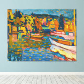 Toile Wassily Kandinsky - Étude pour paysage d'automne (Insitu (Plancher de Bois))
