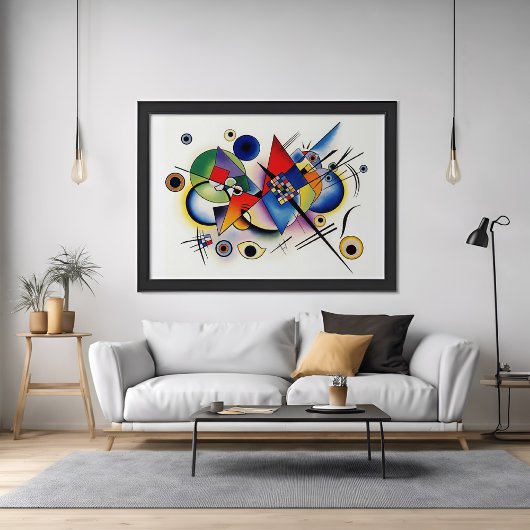 Toile Wassily Kandinsky Inspiré Art