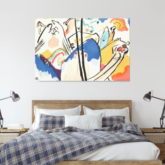 Toile Wassily Kandinsky - Le Cavalier Bleu (Insitu(Chambre))