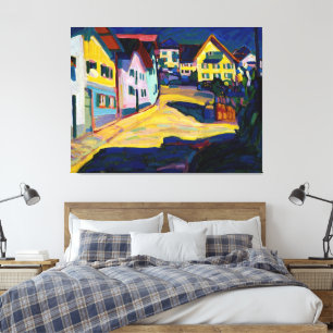 Toile Wassily Kandinsky - Murnau, Burggrabenstrasse