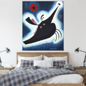 Toile Wassily Kandinsky - Noir Pointu. (Insitu(Chambre))
