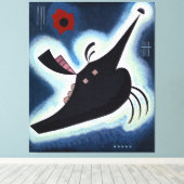 Toile Wassily Kandinsky - Noir Pointu. (Insitu (Plancher de Bois))