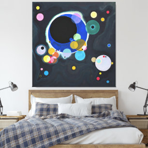 Toile Wassily Kandinsky - Plusieurs Cercles (1926)
