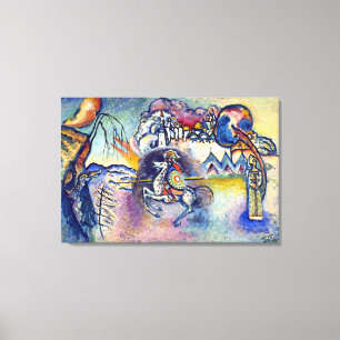 Toile Wassily Kandinsky - Saint Georges & Les Cavaliers