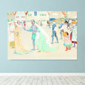 Toile Wassily Kandinsky - The Young Couple  (Insitu (Plancher de Bois))