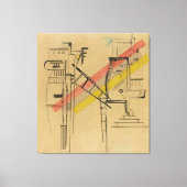 Toile Wassily Kandinsky - Transmission (1935) (Recto)