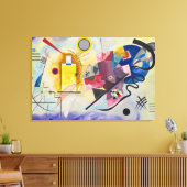 Toile WASSIY KANDINSKY - Jaune Rouge Bleu (Insitu(Salon))