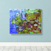 Toile Water Lilies by Claude Monet (Insitu (Plancher de Bois))