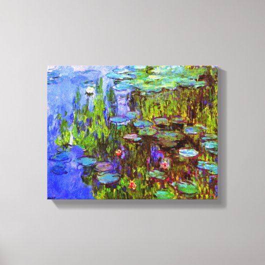 Toile Water Lilies by Claude Monet (Recto)