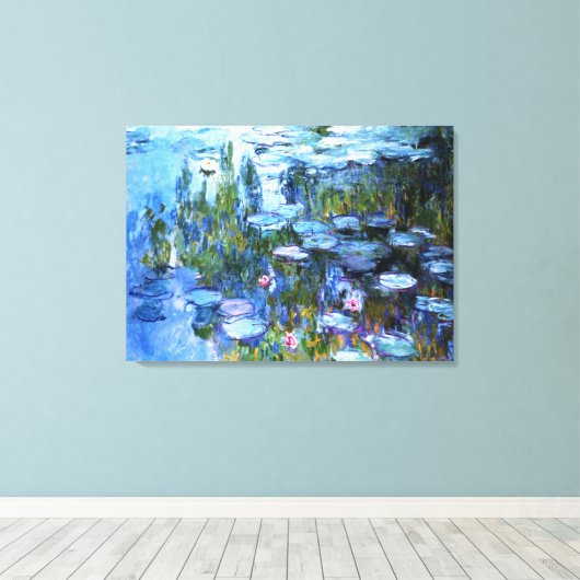 Toile Water Lilies by Claude Monet (Insitu (Plancher de Bois))