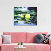 Toile Water Lily Pond:Premium Canvas (Insitu(Salon))