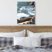 Toile Water Splashing on Rocks Photo (Insitu(Chambre))