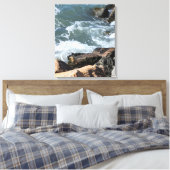 Toile Water Splashing on Rocks Photo (Insitu(Chambre))