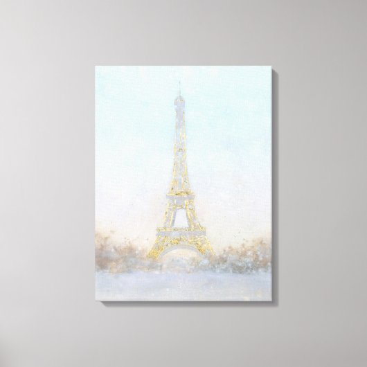 Toile Watercolor | Image of Eiffel Towe (Recto)