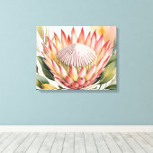 Toile Watercolor king protea (Insitu (Plancher de Bois))