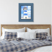 Toile Watercolor lighthouse (Insitu(Chambre))