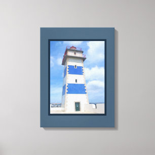 Toile Watercolor lighthouse