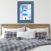 Toile Watercolor lighthouse (Insitu(Chambre))
