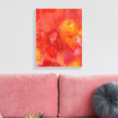Toile Watercolor painting background. (Insitu(Salon))
