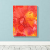 Toile Watercolor painting background. (Insitu (Plancher de Bois))