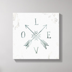 Toile Watercolor Wanderlust Adventure III Amour