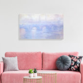 Toile Waterloo Bridge, effet de brouillard par Claude Mo (Insitu(Salon))