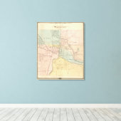 Toile Watertown, Dodge & Jefferson cos (Insitu (Plancher de Bois))