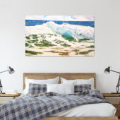 Toile Wave Crash on the Shore: Realistic Seascape (Insitu(Chambre))